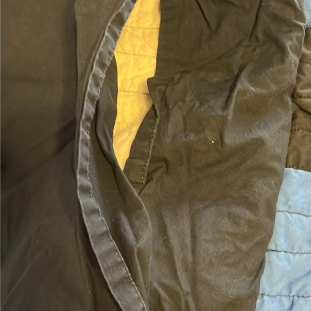 Pottery Barn Standard Striped Blue Quilted pillow Shams - Picture 5 of 5